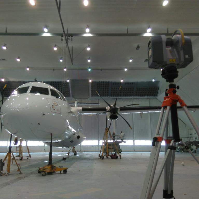 Scan 3D numérisation 3d avion 