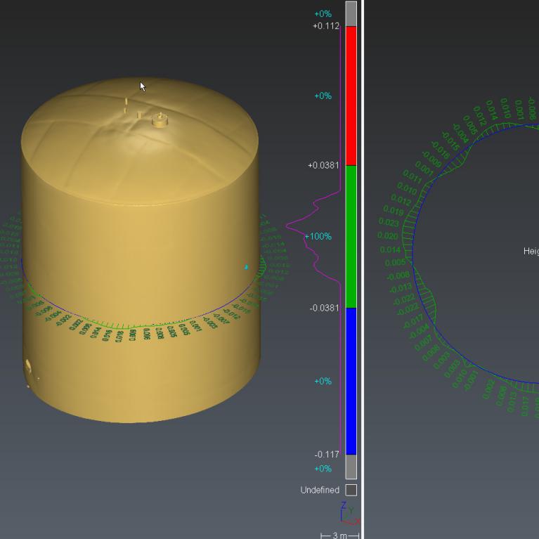 Contrôle 3D par scanner laser 