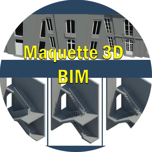 devis maquette 3d bim bâtiment