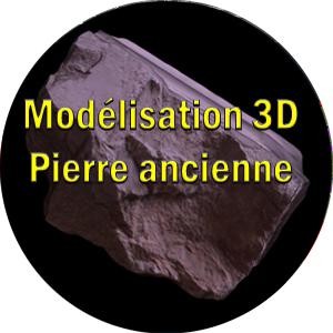 modele 3d pierre chateau 