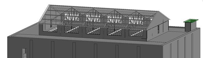 plan 3d charpente