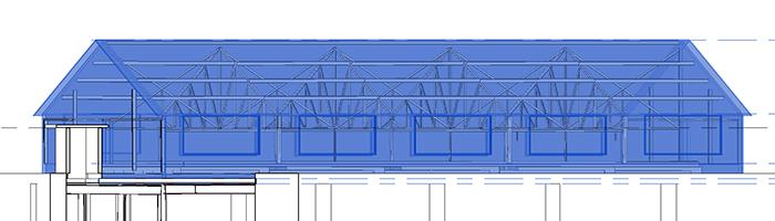 plan 3d charpente métallique 