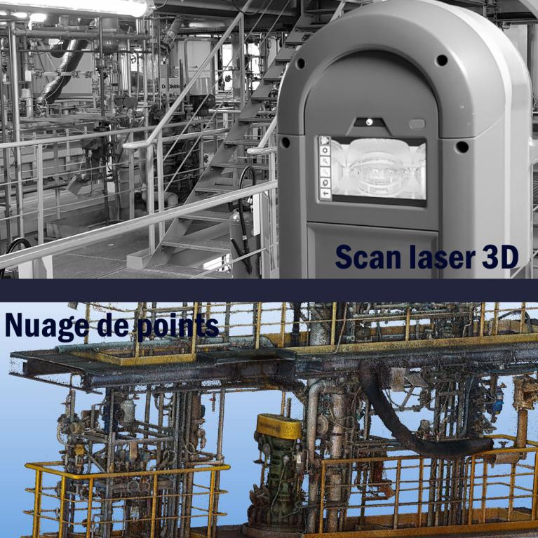 Scan 3D raffinerie 