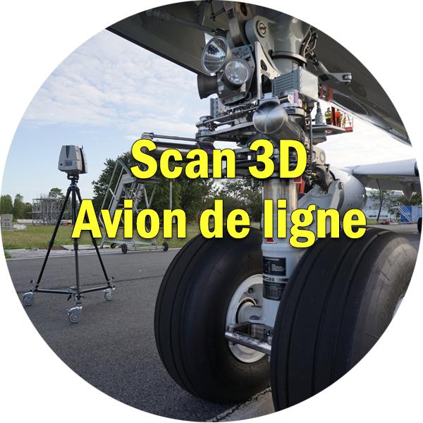 numerisation 3d avion 