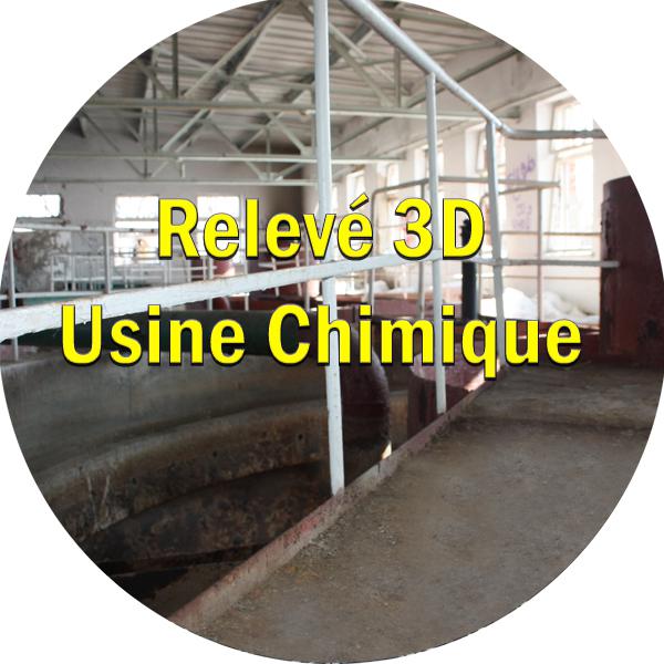 scanner laser 3d usine chimique