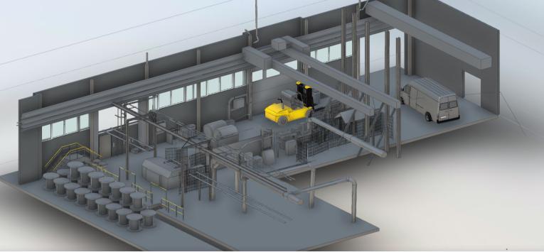 modelisation 3d scan to 3d usine